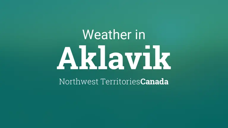 Weather Forecast in Aklavik, Northwest Territories, Canada