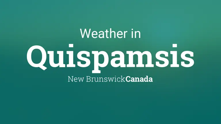 Weather Forecast in Quispamsis, New Brunswick, Canada