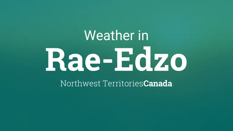 Weather Forecast in Rae-Edzo, Northwest Territories, Canada