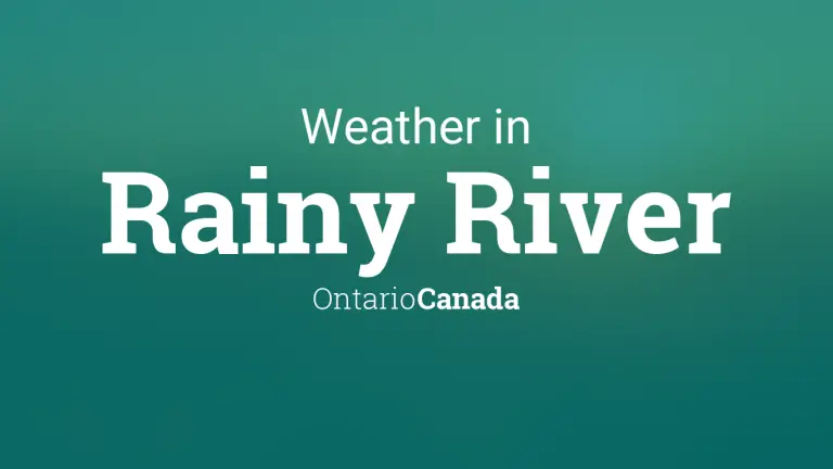 Weather Forecast in Rainy River, Ontario, Canada