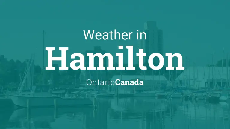 Weather Forecast in Hamilton, Ontario, Canada