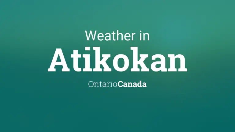 Weather Forecast in Atikokan, Ontario, Canada