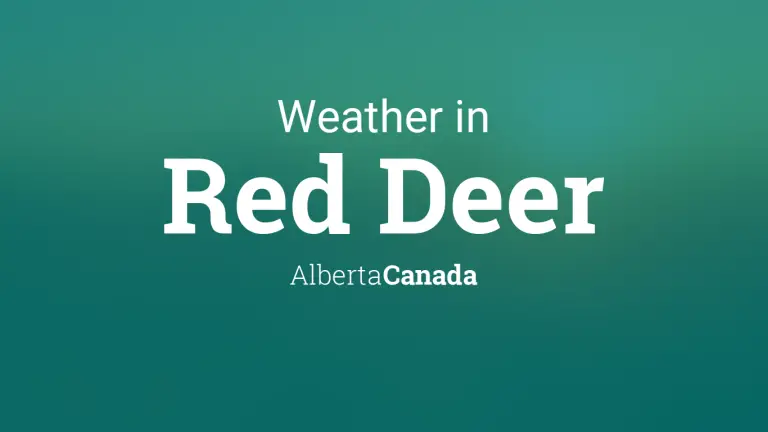 Weather Forecast in Red Deer, Alberta, Canada