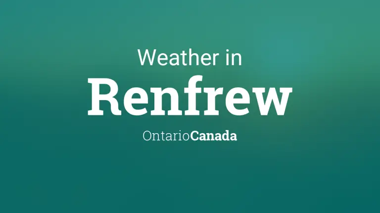 Weather Forecast in Renfrew, Ontario, Canada