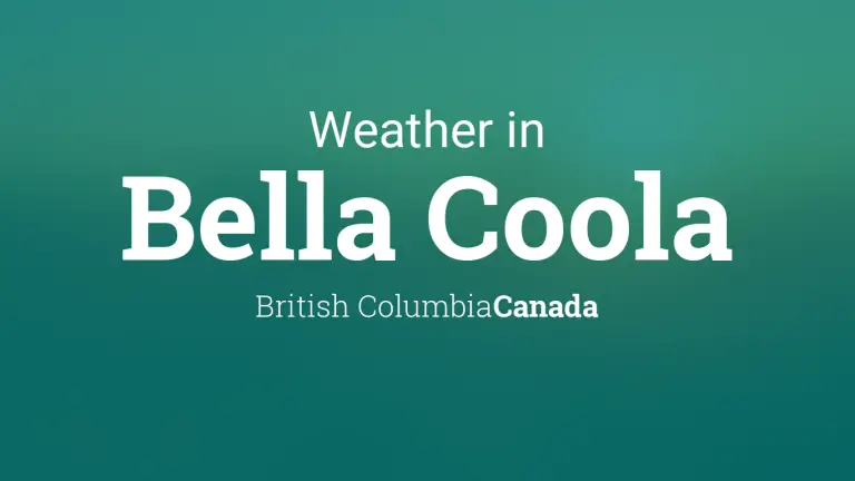 Weather Forecast in Bella Coola, British Columbia, Canada