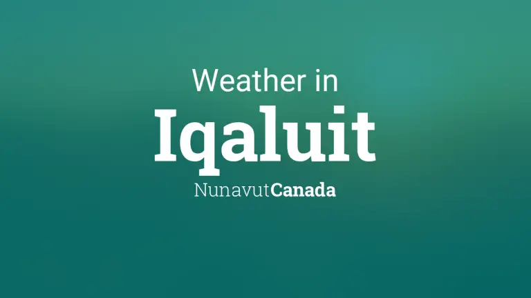 Weather Forecast in Iqaluit, Nunavut, Canada