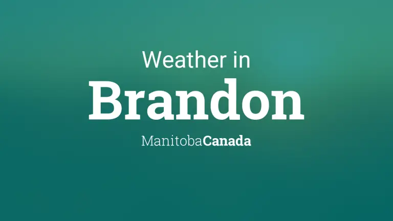 Weather Forecast in Brandon, Manitoba, Canada