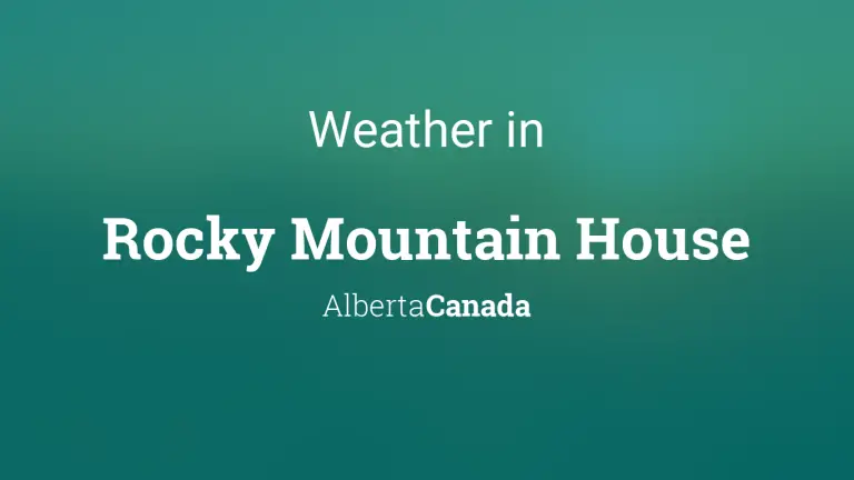 Weather Forecast in Rocky Mountain House, Alberta, Canada