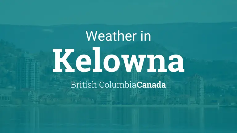 Weather Forecast in Kelowna, British Columbia, Canada