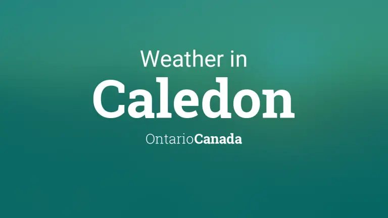 Weather Forecast in Caledon, Ontario, Canada