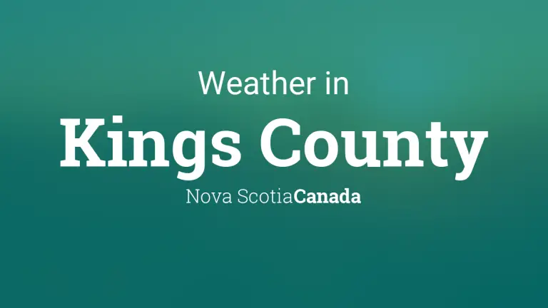 Weather Forecast in Kings County, Nova Scotia, Canada