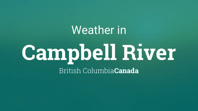 Weather Forecast in Campbell River, British Columbia, Canada