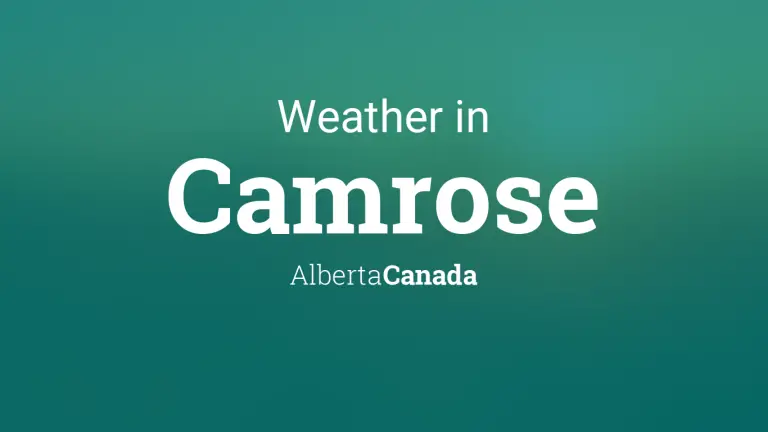 Weather Forecast in Camrose, Alberta, Canada