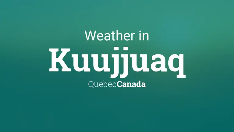 Weather Forecast in Kuujjuaq, Quebec, Canada