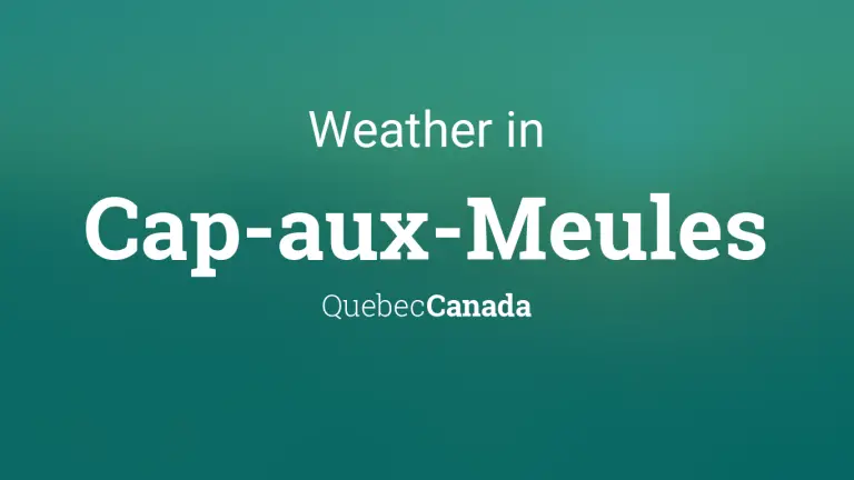 Weather Forecast in Cap-aux-Meules, Quebec, Canada