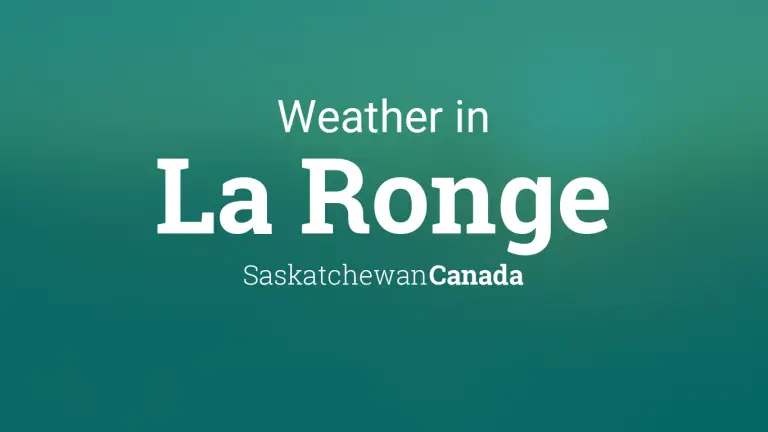 Weather Forecast in La Ronge, Saskatchewan, Canada