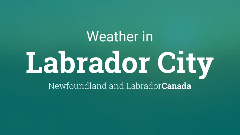 Weather Forecast in Labrador City, Newfoundland and Labrador, Canada