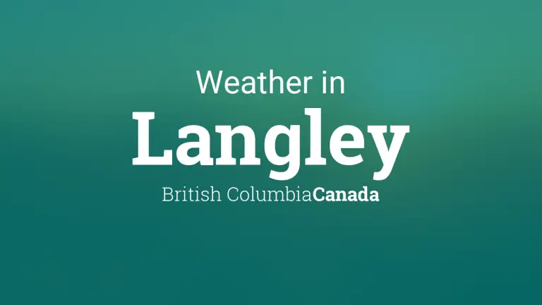 Weather Forecast in Langley, British Columbia, Canada