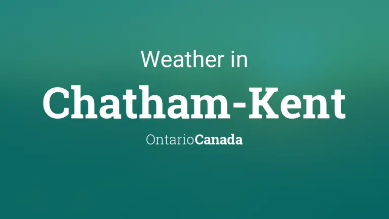 Weather Forecast in Chatham-Kent, Ontario, Canada