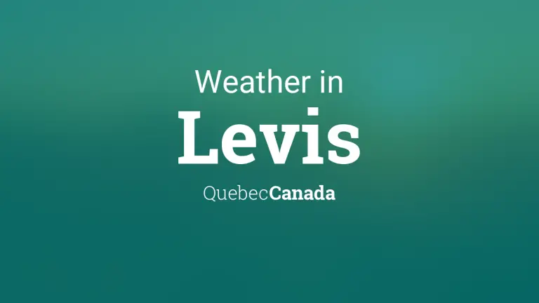 Weather Forecast in Levis, Quebec, Canada