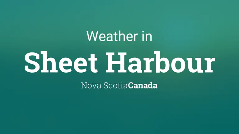 Weather Forecast in Sheet Harbour, Nova Scotia, Canada