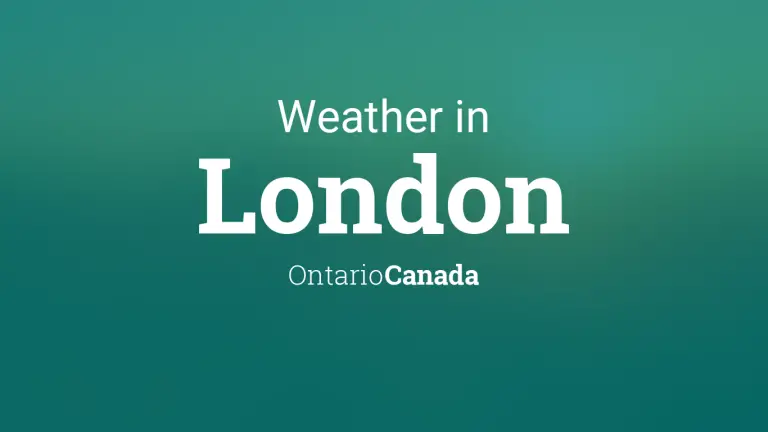 Weather Forecast in London, Ontario, Canada