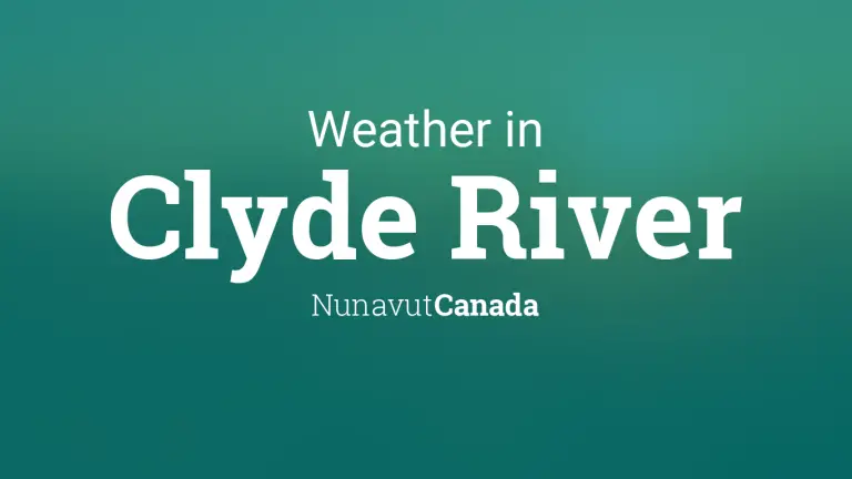 Weather Forecast in Clyde River, Nunavut, Canada