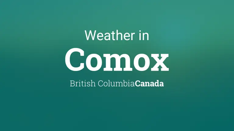 Weather Forecast in Comox, British Columbia, Canada