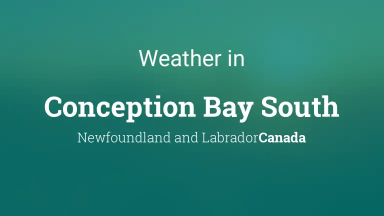 Weather Forecast in Conception Bay South, Newfoundland and Labrador, Canada