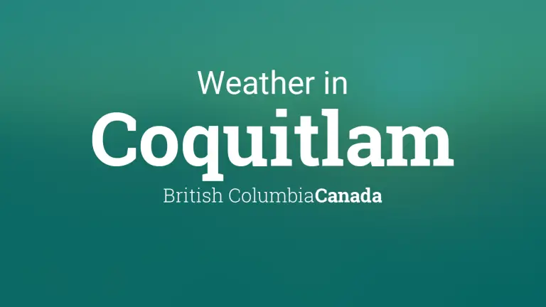 Weather Forecast in Coquitlam, British Columbia, Canada