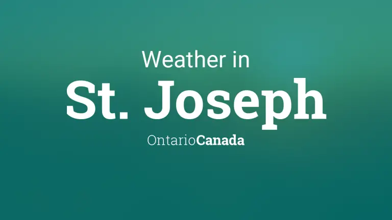 Weather Forecast in St. Joseph, Ontario, Canada