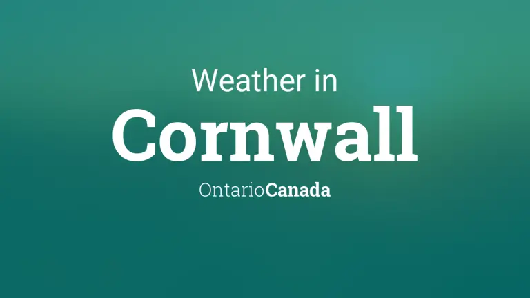 Weather Forecast in Cornwall, Ontario, Canada