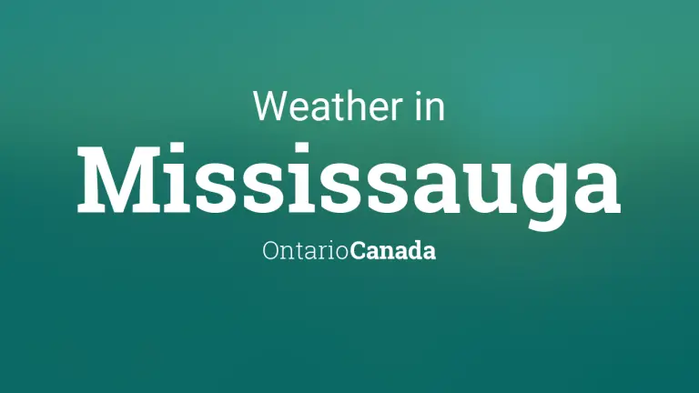 Weather Forecast in Mississauga, Ontario, Canada