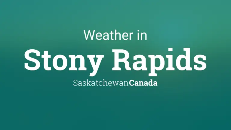 Weather Forecast in Stony Rapids, Saskatchewan, Canada