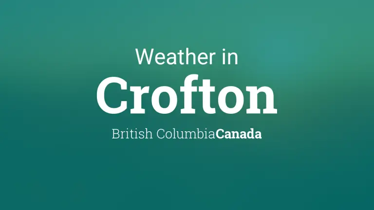 Weather Forecast in Crofton, British Columbia, Canada