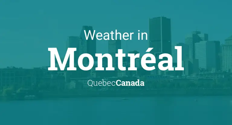 Weather Forecast in Montréal, Quebec, Canada