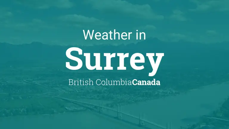 Weather Forecast in Surrey, British Columbia, Canada