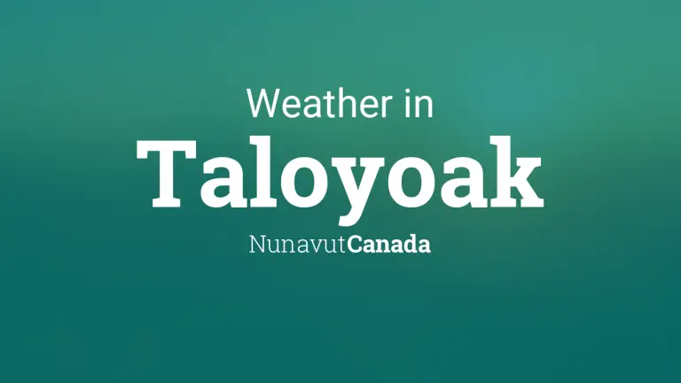 Weather Forecast in Taloyoak, Nunavut, Canada