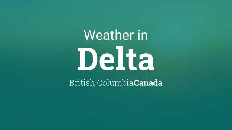 Weather Forecast in Delta, British Columbia, Canada