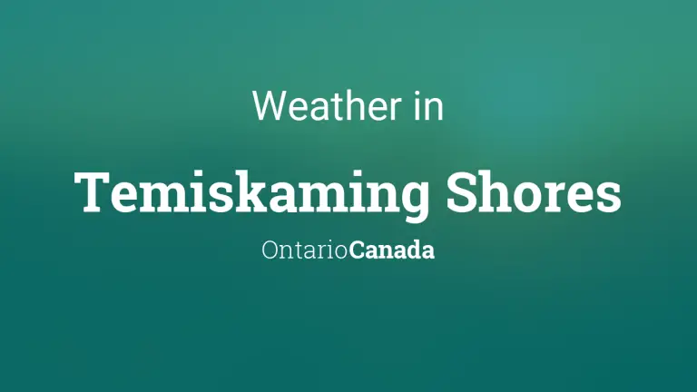 Weather Forecast in Temiskaming Shores, Ontario, Canada