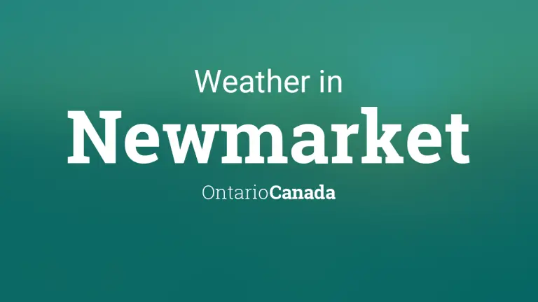 Weather Forecast in Newmarket, Ontario, Canada