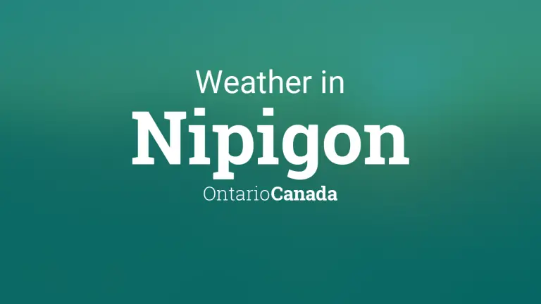 Weather Forecast in Nipigon, Ontario, Canada