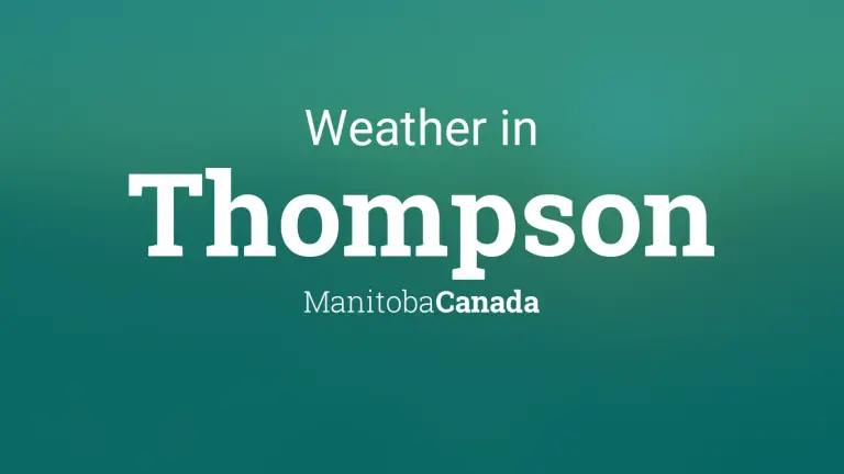 Weather Forecast in Thompson, Manitoba, Canada