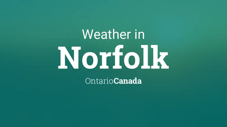 Weather Forecast in Norfolk, Ontario, Canada