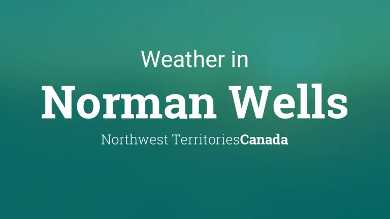 Weather Forecast in Norman Wells, Northwest Territories, Canada