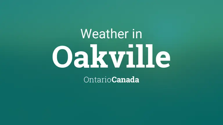 Weather Forecast in Oakville, Ontario, Canada