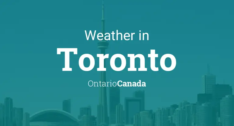 Weather Forecast in Toronto, Ontario, Canada