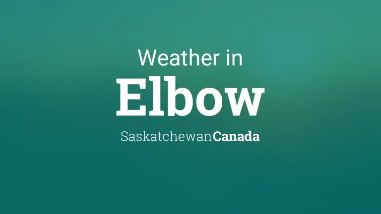 Weather Forecast in Elbow, Saskatchewan, Canada