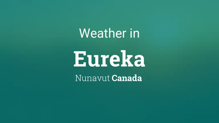 Weather Forecast in Eureka, Nunavut, Canada