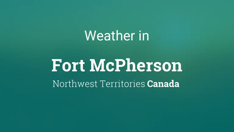 Weather Forecast in Fort McPherson, Northwest Territories, Canada